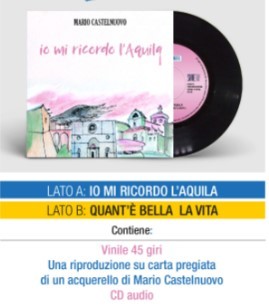 MARIO CASTELNUOVO - IO MI RICORDO L'AQUILA (7"+CD audio)